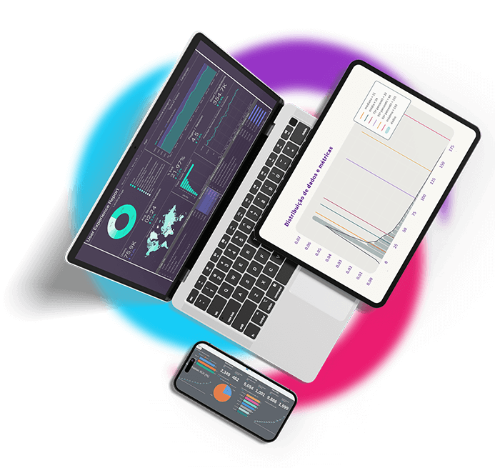 Dispositivos com dashboards Catenate